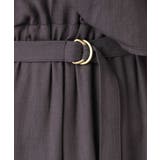 リネンライクウエスト切り替えワンピース/洗える/WEB限定 | OFUON | 詳細画像26 