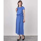 リネンライクウエスト切り替えワンピース/洗える/WEB限定 | OFUON | 詳細画像28 