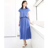 リネンライクウエスト切り替えワンピース/洗える/WEB限定 | OFUON | 詳細画像5 