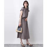 リネンライクウエスト切り替えワンピース/洗える/WEB限定 | OFUON | 詳細画像9 