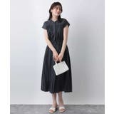 ギャザーデザインワンピース/洗える/WEB限定 | OFUON | 詳細画像14 