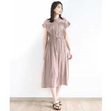 ギャザーデザインワンピース/洗える/WEB限定 | OFUON | 詳細画像17 