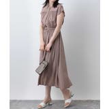 モカ | ギャザーデザインワンピース/洗える/WEB限定 | OFUON