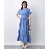 ウエスト切り替えキーネックワンピース/洗える/WEB限定 | OFUON | 詳細画像10 