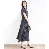 ウエスト切り替えキーネックワンピース/洗える/WEB限定 | OFUON | 詳細画像13 