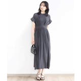 ウエスト切り替えキーネックワンピース/洗える/WEB限定 | OFUON | 詳細画像14 