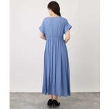 ウエスト切り替えキーネックワンピース/洗える/WEB限定 | OFUON | 詳細画像19 