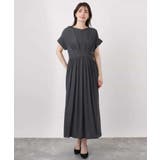 ウエスト切り替えキーネックワンピース/洗える/WEB限定 | OFUON | 詳細画像26 