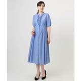 フロントフリルキーネックワンピース/洗濯機で洗える/WEB限定サイズあり | OFUON | 詳細画像10 