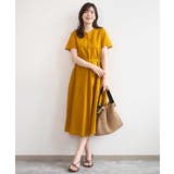 VネックAラインシルエットワンピース/洗える/WEB限定カラーサイズあり | OFUON | 詳細画像14 