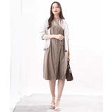 リボンベルト付きシャツワンピース/2way仕様/洗える/WEB限定サイズ | OFUON | 詳細画像10 