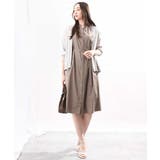 リボンベルト付きシャツワンピース/2way仕様/洗える/WEB限定サイズ | OFUON | 詳細画像11 