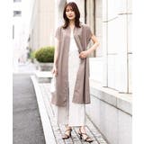 リボンベルト付きシャツワンピース/2way仕様/洗える/WEB限定サイズ | OFUON | 詳細画像14 