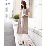 リボンベルト付きシャツワンピース/2way仕様/洗える/WEB限定サイズ | OFUON | 詳細画像15 