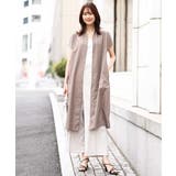 リボンベルト付きシャツワンピース/2way仕様/洗える/WEB限定サイズ | OFUON | 詳細画像16 