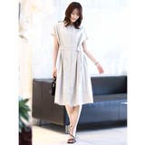 リボンベルト付きシャツワンピース/2way仕様/洗える/WEB限定サイズ | OFUON | 詳細画像18 