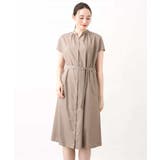 リボンベルト付きシャツワンピース/2way仕様/洗える/WEB限定サイズ | OFUON | 詳細画像21 