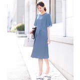 フレアースリーブ幾何柄ワンピース/洗える | OFUON | 詳細画像11 