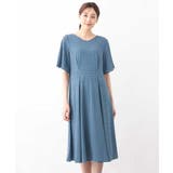 フレアースリーブ幾何柄ワンピース/洗える | OFUON | 詳細画像23 