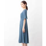 フレアースリーブ幾何柄ワンピース/洗える | OFUON | 詳細画像24 