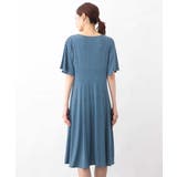 フレアースリーブ幾何柄ワンピース/洗える | OFUON | 詳細画像25 