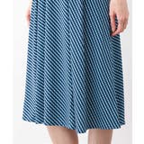 フレアースリーブ幾何柄ワンピース/洗える | OFUON | 詳細画像28 