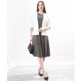 フレアースリーブ幾何柄ワンピース/洗える | OFUON | 詳細画像6 