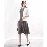 フレアースリーブ幾何柄ワンピース/洗える | OFUON | 詳細画像7 