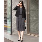 変形ドット柄ワンピース/洗える | OFUON | 詳細画像10 