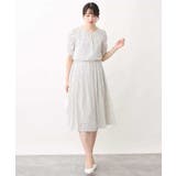 変形ドット柄ワンピース/洗える | OFUON | 詳細画像12 