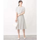 変形ドット柄ワンピース/洗える | OFUON | 詳細画像13 