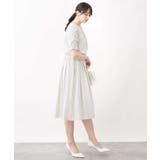 変形ドット柄ワンピース/洗える | OFUON | 詳細画像14 