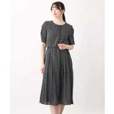 変形ドット柄ワンピース/洗える | OFUON | 詳細画像26 