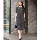 変形ドット柄ワンピース/洗える | OFUON | 詳細画像6 