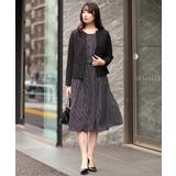 変形ドット柄ワンピース/洗える | OFUON | 詳細画像8 