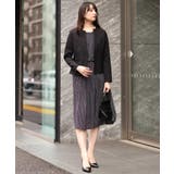 変形ドット柄ワンピース/洗える | OFUON | 詳細画像9 