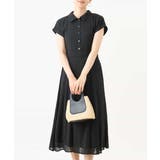 衿付きウエスト切り替えワンピース/洗える/WEB限定 | OFUON | 詳細画像1 