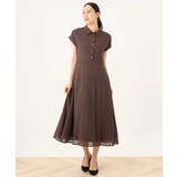 衿付きウエスト切り替えワンピース/洗える/WEB限定 | OFUON | 詳細画像23 