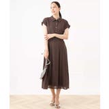 衿付きウエスト切り替えワンピース/洗える/WEB限定 | OFUON | 詳細画像3 