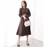 タック切り替えワンピース/洗える | OFUON | 詳細画像6 