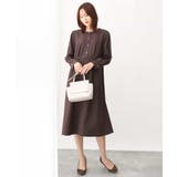 タック切り替えワンピース/洗える | OFUON | 詳細画像8 