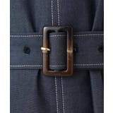 配色ステッチデニムライクワンピース/UVカット/洗える/WEB限定サイズあり | OFUON | 詳細画像23