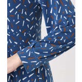 総柄ウエスト切り替えワンピース/洗える/WEB限定サイズあり | OFUON | 詳細画像18 