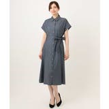 シャンブレーシャツワンピース/洗える/WEB限定 | OFUON | 詳細画像22 