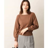 ベーシックボートネックニット/洗える/WEB限定サイズあり | OFUON | 詳細画像34 