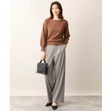 ベーシックボートネックニット/洗える/WEB限定サイズあり | OFUON | 詳細画像35 