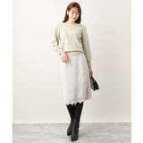 ベーシックボートネックニット/洗える/WEB限定サイズあり | OFUON | 詳細画像47 