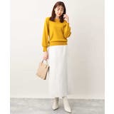 ベーシックボートネックニット/洗える/WEB限定サイズあり | OFUON | 詳細画像51 