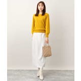 ベーシックボートネックニット/洗える/WEB限定サイズあり | OFUON | 詳細画像52 