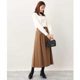 ベーシックボートネックニット/洗える/WEB限定サイズあり | OFUON | 詳細画像62 